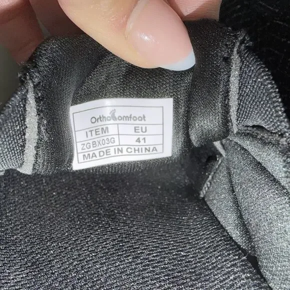 OrthoComfoot Womens Slippers Arch Support House Shoes US 10 EU 41 Orthopedic - Picture 9 of 10